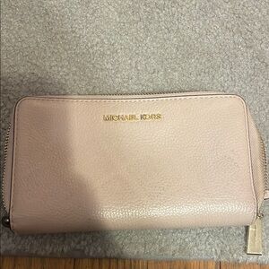 Michael Kors Pink Leather Wallet